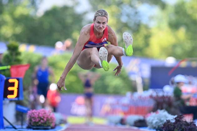 Croatia,Zagreb, 260626. Sportski park Mladost. Zagreb Meeting, 76th Boris Hanzekovic memorial, triple jump. In the photo: eja Filipic. Photo: Ronald Gorsic CROPIX Zagreb Croatia Copyright: xxRonaldxGorsicx xxCROPIXx xSIPAx rg-zagreb_meeting46-260626