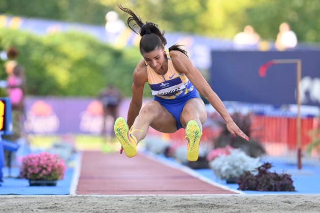 Croatia,Zagreb, 260626. Sportski park Mladost. Zagreb Meeting, 76th Boris Hanzekovic memorial, triple jump. In the photo: Ivana Spanovic. Photo: Ronald Gorsic CROPIX Zagreb Croatia Copyright: xxRonaldxGorsicx xxCROPIXx xSIPAx rg-zagreb_meeting48-260626
