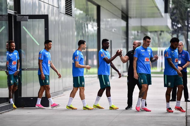 Brazilian Team enters training at their New Jersey base the Columbia Park Training Facility in Morristown, NJ, United States. (Photo by Rebekah Wynkoop SPP)  Copyright: xRebekahxWynkoop SPPx Sportspressphoto_SPR177434