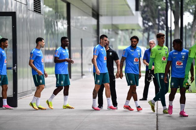 Brazilian Team enters training at their New Jersey base the Columbia Park Training Facility in Morristown, NJ, United States. (Photo by Rebekah Wynkoop SPP)  Copyright: xRebekahxWynkoop SPPx Sportspressphoto_SPR177435