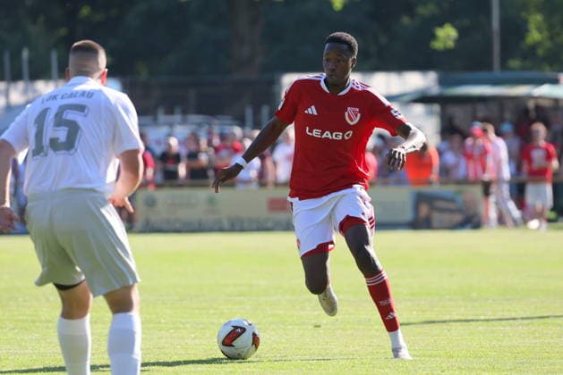 2 King Manu (Energie Cottbus) Fussball Testspiel 2026 2027 SV Lok Calau - FC Energie Cottbus *** 2 King Manu Energie Cottbus Soccer Friendly Match 2026 2027 SV Lok Calau FC Energie Cottbus