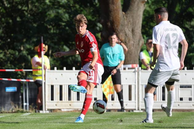 11 Moritz Hannemann (Energie Cottbus) Fussball Testspiel 2026 2027 SV Lok Calau - FC Energie Cottbus *** 11 Moritz Hannemann Energie Cottbus Soccer Friendly Match 2026 2027 SV Lok Calau FC Energie Cottbus