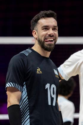 VNL China - Argentina 26.06.2026 volleyball, Gliwice , Arena Pre Zero , Mens Volleyball Nations League 2026 FIVB VNL (siatkowka, Liga Narodow), game , match China - Argentina image shows: Franco Massimino photo Katarzyna Plewczynska Fotostyk Copyright: xKatarzynaxPlewczynskax 20260626-n-KAPL2558
