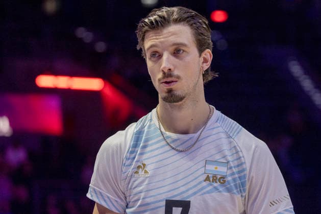 VNL China - Argentina 26.06.2026 volleyball, Gliwice , Arena Pre Zero , Mens Volleyball Nations League 2026 FIVB VNL (siatkowka, Liga Narodow), game , match China - Argentina image shows: Luciano Palonsky photo Katarzyna Plewczynska Fotostyk Copyright: xKatarzynaxPlewczynskax 20260626-n-KAPL2394