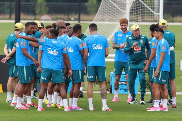 Brazil s players during the team s training session at Columbia Park, Morristown, New Jersey, USA, 26 June 2026. Brazil s training session !ACHTUNG: NUR REDAKTIONELLE NUTZUNG!  Copyright: xSebastiaoxMoreirax GRAF6512 20260626-55020721489_1