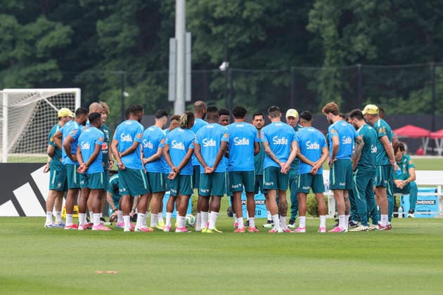 Brazil s players during the team s training session at Columbia Park, Morristown, New Jersey, USA, 26 June 2026. Brazil s training session !ACHTUNG: NUR REDAKTIONELLE NUTZUNG!  Copyright: xSebastiaoxMoreirax GRAF6514 20260626-55020721475_1