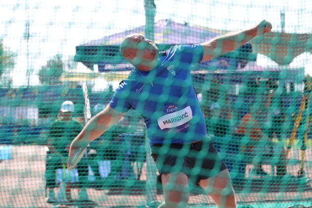 76th Boris Hanzekovic Memorial Martin Markovic of Croatia competes in Men s Discus Throw during the 76th Boris Hanzekovic Memorial, part of the World Athletics Continental Tour Gold 2026 at Sports Park Mladost on June 26, 2026 in Zagreb, Croatia.  IgorxSoban PIXSELL