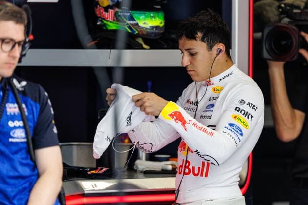 Isack Hadjar (Oracle Red Bull Racing, 6) in der Box, Grosser Preis von Oesterreich, Motorsport, Formel 1, Saison 2026, 26.06.2026 Grosser Preis von Oesterreich, Motorsport, Formel 1, Saison 2026, 26.06.2026 *** Isack Hadjar Oracle Red Bull Racing, 6th in the pits, Austrian Grand Prix, Motorsports, Formula 1, 2026 Season, June 26, 2026 Austrian Grand Prix, Motorsports, Formula 1, 2026 Season, June 26, 2026 Copyright: xEibner-Pressefoto AlexanderxNeisx EP_ANS