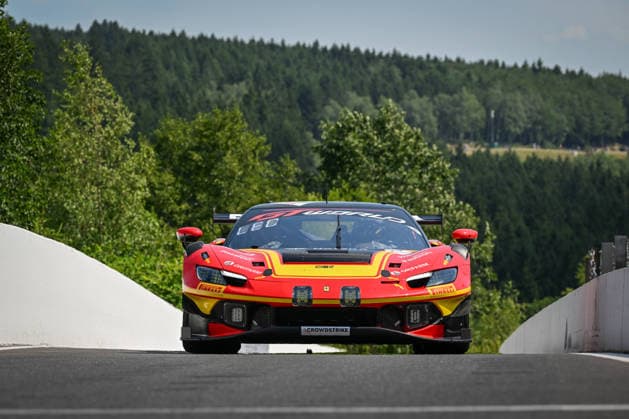 AUTOMOBILE : 24 Heures de SPA Francorchamps - 26 06 2026 50 AF Corse (ITA) Ferrari 296 GT3 EVO (PRO) driven by Lilou WADOUX (FRA) Arthur LECLERC (MON) Sean GELAEL (IDN), during the CrowdStrike 24 Hours of SPA, 4th round of the GT World Challenge Europe Championship (SRO) on the SPA Francorchamps circuit in Belgium The 26th June 2026. SPA-FRANCORCHAMPSBelgium  Copyright: xMPSxAGENCYx