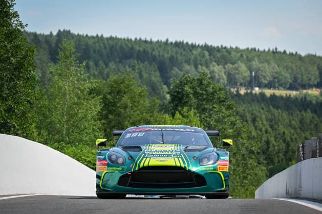 AUTOMOBILE : 24 Heures de SPA Francorchamps - 26 06 2026 7 Comtoyou Racing (BEL) Aston Martin Vantage AMR GT3 EVO (PRO) driven by Mattia DRUDI (SMR) Marco SORENSEN (DEN) Nicki THIIM (DEN), during the CrowdStrike 24 Hours of SPA, 4th round of the GT World Challenge Europe Championship (SRO) on the SPA Francorchamps circuit in Belgium The 26th June 2026. SPA-FRANCORCHAMPSBelgium  Copyright: xMPSxAGENCYx