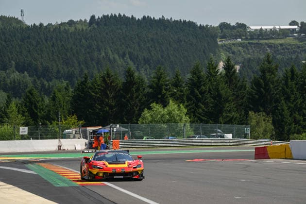 AUTOMOBILE : 24 Heures de SPA Francorchamps - 26 06 2026 50 AF Corse (ITA) Ferrari 296 GT3 EVO (PRO) driven by Lilou WADOUX (FRA) Arthur LECLERC (MON) Sean GELAEL (IDN), during the CrowdStrike 24 Hours of SPA, 4th round of the GT World Challenge Europe Championship (SRO) on the SPA Francorchamps circuit in Belgium The 26th June 2026. SPA-FRANCORCHAMPSBelgium  Copyright: xMPSxAGENCYx
