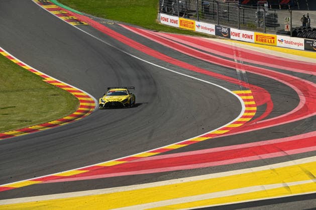 AUTOMOBILE : 24 Heures de SPA Francorchamps - 26 06 2026 48 Mercedes-AMG Team MANN-FILTER (USA) Mercedes-AMG GT3 EVO (PRO) driven by Lucas AUER (AUT) Luca STOLZ (GER) Maro ENGEL (GER), during the CrowdStrike 24 Hours of SPA, 4th round of the GT World Challenge Europe Championship (SRO) on the SPA Francorchamps circuit in Belgium The 25th June 2026. SPA-FRANCORCHAMPSBelgium  Copyright: xMPSxAGENCYx