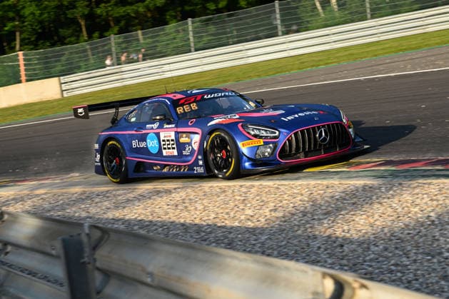 AUTOMOBILE : 24 Heures de SPA Francorchamps - 26 06 2026 222 2Seas Motorsport (BRN) Mercedes-AMG GT3 EVO (BRONZE) driven by Reece BARR (GBR) Charles DAWSON (GBR) Kiern JEWISS (GBR) Garnet PATTERSON (AUS), during the CrowdStrike 24 Hours of SPA, 4th round of the GT World Challenge Europe Championship (SRO) on the SPA Francorchamps circuit in Belgium The 25th June 2026. Copyright FrÃ dÃ ric Timores MPS Agency SPA-FRANCORCHAMPSBelgium  Copyright: xMPSxAGENCYx