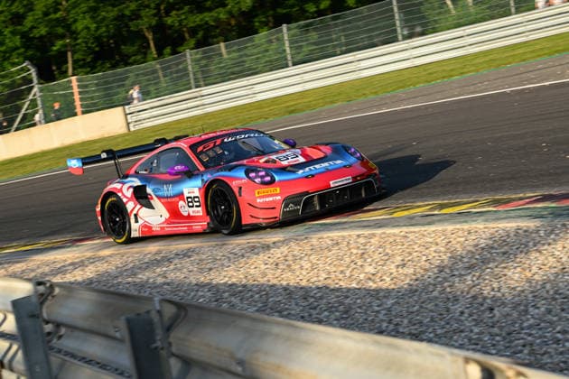 AUTOMOBILE : 24 Heures de SPA Francorchamps - 26 06 2026 89 Lionspeed GP - PK Motorsport (GER) Porsche 911 GT3 R EVO (BRONZE) driven by Alex FONTANA (SUI) Bashar MARDINI (UAE) Patrick KOLB (GER) Axcil JEFFERIES (ZWE), during the CrowdStrike 24 Hours of SPA, 4th round of the GT World Challenge Europe Championship (SRO) on the Spa-Francorchamps circuit in Belgium The 25th June 2026. SPA-FRANCORCHAMPSBelgium  Copyright: xMPSxAGENCYx