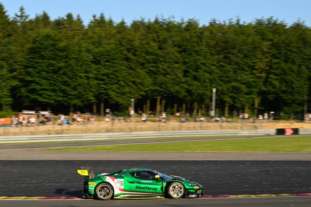 AUTOMOBILE : 24 Heures de SPA Francorchamps - 26 06 2026 45 Rinaldi Racing (GER) Ferrari 296 GT3 EVO (SILVER) driven by Rafael DURAN (ITA) Dylan MEDLER (USA) David PEREL (RSA) Alessandro BALZAN (USA), during the CrowdStrike 24 Hours of SPA, 4th round of the GT World Challenge Europe Championship (SRO) on the SPA Francorchamps circuit in Belgium The 25th June 2026. SPA-FRANCORCHAMPSBelgium  Copyright: xMPSxAGENCYx
