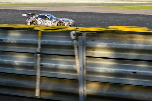 AUTOMOBILE : 24 Heures de SPA Francorchamps - 26 06 2026 6 GetSpeed Team Bartone Bros (USA) Mercedes-AMG GT3 EVO (SILVER) driven by Aurelien PANIS (FRA) Anthony BARTONE (USA) Cesar GAZEAU (FRA) Karol BASZ (POL), during the CrowdStrike 24 Hours of SPA, 4th round of the GT World Challenge Europe Championship (SRO) on the SPA Francorchamps circuit in Belgium The 25th June 2026. SPA-FRANCORCHAMPSBelgium  Copyright: xMPSxAGENCYx