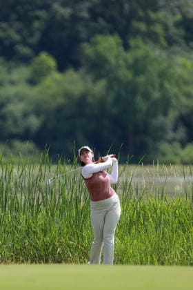 KPMG Women™s PGA, Golf Herren Championship 2026 CHASKA, MINNESOTA - JUNE 26: Karis Davidson of Australia hits from the 16th fairway during the second round of the KPMG Women™s PGA Championship 2026 at Hazeltine National Golf Club in Chaska, Minnesota, USA Thursday, June 26, 2026. Chaska Minnesota United States  Copyright: xAmyxLemusx originalFilename:lemus-kpmgwome260626_npAY3.jpg