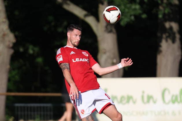16 Ryan Malone (Energie Cottbus) Fussball Testspiel 2026 2027 SV Lok Calau - FC Energie Cottbus *** 16 Ryan Malone Energie Cottbus Soccer Friendly Match 2026 2027 SV Lok Calau FC Energie Cottbus