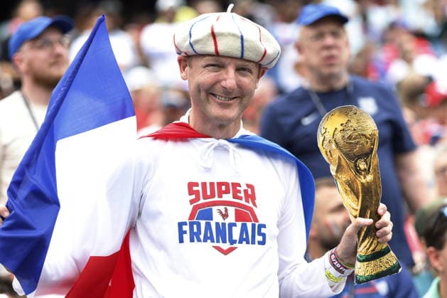 FIFA World Cup, WM, Weltmeisterschaft, Fussball 2026 - Group I - Norway vs France A supporter of France before the FIFA World Cup 2026 group stage match Norway against France, in Boston, USA, 26 June 2026. BOSTON United States  Copyright: xGREGxM.xCOOPERx