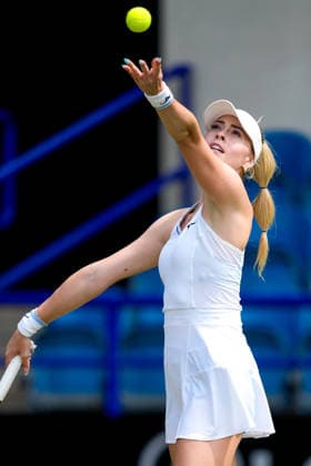 Lexus Eastbourne Open - Day Five Fanny Stollar of Hungary and Asia Muhammad of the United States compete in their semifinal doubles match against Gabriela Dabrowski of Canada and Luisa Stefani of Brazil at the 2026 Lexus Eastbourne Open Women s tennis tournament at the Devonshire Park Lawn Tennis Club in Eastbourne, England, on June 26, 2026. Eastbourne United Kingdom  Copyright: xOwenxHammondx originalFilename:hammond-2026lexu260626_npqG9.jpg