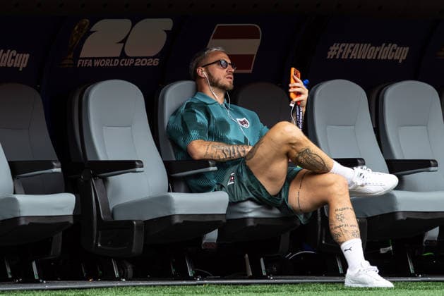 SOCCER - FIFA World Cup, WM, Weltmeisterschaft, Fussball 2026 KANSAS CITY,MISSOURI,USA,26.JUN.26 - SOCCER - FIFA World Cup 2026, group stage, Algeria vs Austria, preview, pitch walk team AUT. Image shows Marko Arnautovic (AUT).  GEPAxpictures xArminxRauthner
