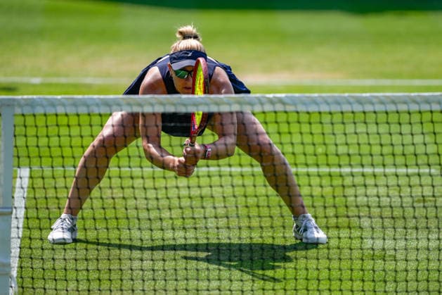 Lexus Eastbourne Open - Day Five Gabriela Dabrowski of Canada and Luisa Stefani of Brazil compete in their semifinal doubles match against Asia Muhammad of the United States and Fanny Stollar of Hungary at the 2026 Lexus Eastbourne Open Women s tennis tournament at the Devonshire Park Lawn Tennis Club in Eastbourne, England, on June 26, 2026. Eastbourne United Kingdom  Copyright: xOwenxHammondx originalFilename:hammond-2026lexu260626_npiou.jpg