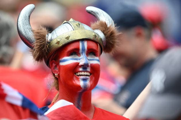Sport Bilder des Tages Mg Foxborough (Stati Uniti) 26 06 2026 - Mondiali di Calcio 2026 Norvegia-Francia foto Matteo Gribaudi Image nella foto: tifosi Norvegia 