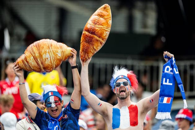 Sport Bilder des Tages 260626 Fans of France ahead of the FIFA World Cup, WM, Weltmeisterschaft, Fussball 2026 group stage football match between Norway and France on June 26, 2026 in Foxborough. Photo: Jon Olav Nesvold BILDBYRAN COP 217 VG0967 bbeng fotboll football soccer fotball vm fotbolls-vm fotball-vm fotbolls-vm 2026 fifa world cup 2026 norge norway frankrike france boston publik *** June 26, 2026: French fans ahead of the 2026 FIFA World Cup group stage soccer match between Norway and France on June 26, 2026 in Foxborough. Photo by Jon Olav Nesvold. BILDBYRAN COP 217 VG0967 bbeng soccer football fotball World Cup soccer World Cup 2026 FIFA World Cup 2026 Norway Francekrike france boston audience  Copyright: JONxOLAVxNESVOLD BB260626JE013