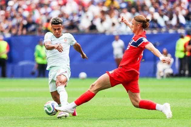 RECORD DATE NOT STATED FIFA World Cup, WM, Weltmeisterschaft, Fussball 2026 - Group I - Norway v France Desire Doue player of France during the match between Norway and France in the third round of Group I of the 2026 FIFA World Cup group stage at Boston Stadium, in Foxborough, United States, on Friday, June 26, 2026.(Foto: William Volcov Brazil Photo Press IMAGO) Sports Foxborough MA United States of America Copyright: xWILLIAMxVOLCOVx