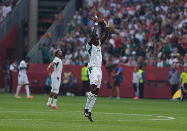 Senegal v Iraq - FIFA World Cup, WM, Weltmeisterschaft, Fussball 2026 - Group I TORONTO, CANADA - JUNE 26: Abdoulaye Seck (4) of Senegal celebrates after scoring a goal during the 2026 FIFA World Cup First Stage Group I match between Senegal and Iraq at Toronto Stadium (BMO Field) in Toronto, Ontario, Canada on June 26, 2026. Mert Alper Dervis Anadolu Ontario Canada. Editorial use only. Please get in touch for any other usage.  Copyright: x2026xAnadoluxMertxAlperxDervisx