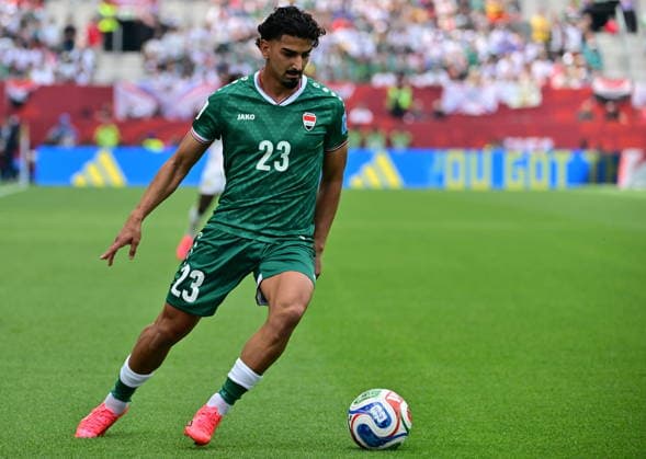 RECORD DATE NOT STATED FIFA World Cup, WM, Weltmeisterschaft, Fussball 2026 - Group I - Senegal vs Iraq Merchas Doski of Iraq in action during the FIFA World Cup 2026 group stage match Senegal against Iraq, in Toronto, Canada, 26 June 2026. TORONTO United States  Copyright: xEDUARDOxLIMAx