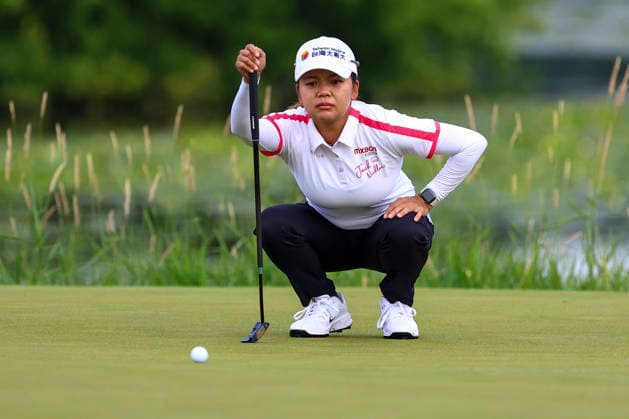 June 26, 2026, Chaska, Minnesota, United States: WEI LING HSU prepares to putt at hole ten. This is the second day of the 2026 KPMG WomenÃ¢â‚¬â ¢s PGA, Golf Herren Championship at Hazeltine National Golf Course in Chaska Minnesota. Chaska United States - ZUMAt166 20260626_zsp_t166_012 Copyright: xMichaelxTurnerx