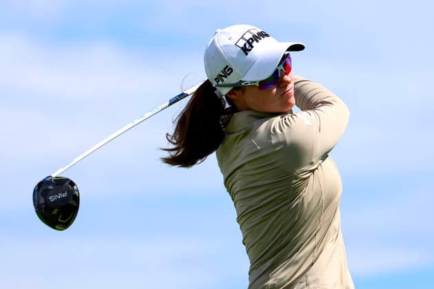 June 26, 2026, Chaska, Minnesota, United States: LEONA MAGUIRE hits a drive at hole eleven. This is the second day of the 2026 KPMG WomenÃ¢â‚¬â ¢s PGA, Golf Herren Championship at Hazeltine National Golf Course in Chaska Minnesota. Chaska United States - ZUMAt166 20260626_zsp_t166_026 Copyright: xMichaelxTurnerx
