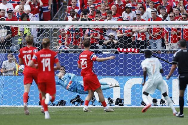 FOXBOROUGH - Ousmane Dembele of France scores 0-2 during the FIFA 2026 World Cup Group I match between Norway and France at Boston Stadium on June 26, 2026, in Foxborough, United States. MAURICE VAN STEEN ANP FIFA World Cup, WM, Weltmeisterschaft, Fussball 2026 2026 xVIxANPxSportx xMauricexvanxSteenxIVx 562091267 originalFilename: 562091267.jpg