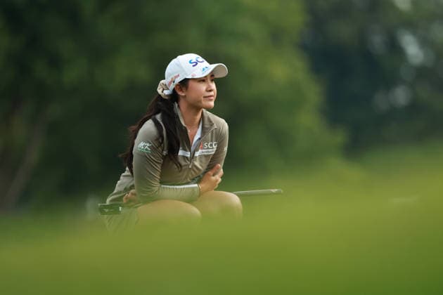 KPMG Women™s PGA, Golf Herren Championship 2026 CHASKA, MINNESOTA - JUNE 26: Pajaree Anannarukarn of Thailand waits on the third green during the second round of the KPMG Women™s PGA Championship 2026 at Hazeltine National Golf Club in Chaska, Minnesota, USA Friday, June 26, 2026. Chaska Minnesota United States  Copyright: xJorgexLemusx originalFilename:lemus-kpmgwome260626_npdzh.jpg