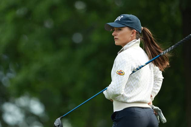 KPMG Women™s PGA, Golf Herren Championship 2026 CHASKA, MINNESOTA - JUNE 26: Aline Krauter of Germany walks on the 7th hole during the second round of the KPMG Women™s PGA Championship 2026 at Hazeltine National Golf Club in Chaska, Minnesota, USA Friday, June 26, 2026. Chaska Minnesota United States  Copyright: xJorgexLemusx originalFilename:lemus-kpmgwome260626_nposD.jpg