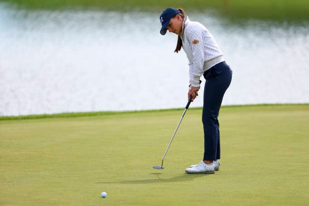 June 26, 2026, Chaska, Minnesota, United States: ALINE KRAUTER putts at hole eight. This is the second day of the 2026 KPMG WomenÃ¢â‚¬â ¢s PGA, Golf Herren Championship at Hazeltine National Golf Course in Chaska Minnesota. Chaska United States - ZUMAt166 20260626_zsp_t166_038 Copyright: xMichaelxTurnerx