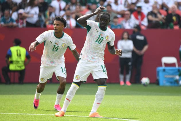 Senegal national team, Nationalteam vs Iraq National Team. FIFA World Cup, WM, Weltmeisterschaft, Fussball 2026 Group I match. Sadio MANE (10) during the match played between the National Teams of Senegal and Iraq. FIFA World Cup 2026 Group E match, played on 26.06.26 at the Toronto Stadium in Toronto, Ontario, Canada. Photo Jose Campos PMEimages Toronto Ontario Canada Copyright: xJosexCamposx xPMEimagesx