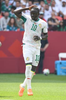 Senegal national team, Nationalteam vs Iraq National Team. FIFA World Cup, WM, Weltmeisterschaft, Fussball 2026 Group I match. Sadio MANE (10) during the match played between the National Teams of Senegal and Iraq. FIFA World Cup 2026 Group E match, played on 26.06.26 at the Toronto Stadium in Toronto, Ontario, Canada. Photo Jose Campos PMEimages Toronto Ontario Canada Copyright: xJosexCamposx xPMEimagesx