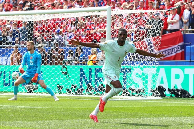 FIFA World Cup, WM, Weltmeisterschaft, Fussball 2026: Norway v France BOSTON, USA - 26th June 2026: Ousmane Dembele of France celebrates scoring his side s first goal during the FIFA World Cup 2026 Group I match between Norway and France at Boston Stadium Boston Boston Stadium United States of America Copyright: xCraigxMercerx xPeakxActionxPhotosx