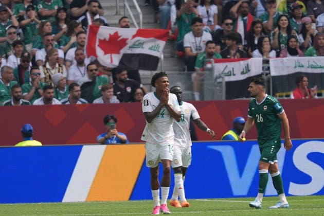 Senegal v Iraq - FIFA World Cup, WM, Weltmeisterschaft, Fussball 2026 - Group I TORONTO, CANADA - JUNE 26: Ismail Jakobs (14) of Senegal gestures during the 2026 FIFA World Cup First Stage Group I match between Senegal and Iraq at Toronto Stadium (BMO Field) in Toronto, Ontario, Canada on June 26, 2026. Mert Alper Dervis Anadolu Ontario Canada. Editorial use only. Please get in touch for any other usage.  Copyright: x2026xAnadoluxMertxAlperxDervisx