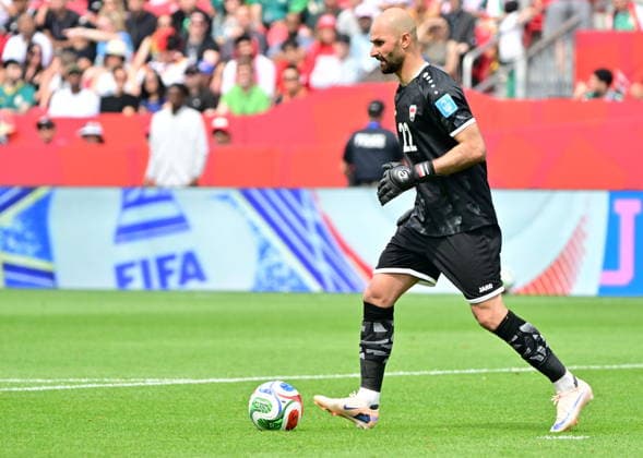 RECORD DATE NOT STATED FIFA World Cup, WM, Weltmeisterschaft, Fussball 2026 - Group I - Senegal vs Iraq Iraq goalkeeper Ahmed Basil in action during the FIFA World Cup 2026 group stage match Senegal against Iraq, in Toronto, Canada, 26 June 2026. TORONTO United States  Copyright: xEDUARDOxLIMAx