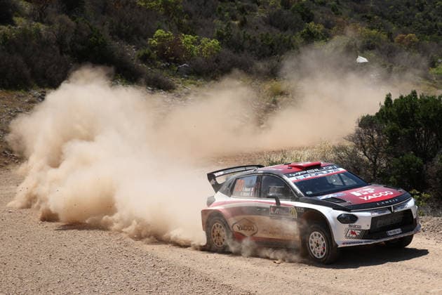 EKO Acropolis Rally Greece ATHENS, GREECE - JUNE 26: Pilots compete on the eighth round of the FIA World Rally Championship WRC, Motorsport Rallye, WM during the first day of the EKO Acropolis Rally Greece in Stiri village of Athens, Greece on June 26, 2026. Ayhan Mehmet Anadolu Athens Greece. Editorial use only. Please get in touch for any other usage.  Copyright: x2026xAnadoluxAyhanxMehmetx