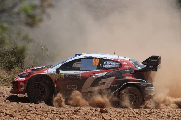 EKO Acropolis Rally Greece ATHENS, GREECE - JUNE 26: Pilots compete on the eighth round of the FIA World Rally Championship WRC, Motorsport Rallye, WM during the first day of the EKO Acropolis Rally Greece in Stiri village of Athens, Greece on June 26, 2026. Ayhan Mehmet Anadolu Athens Greece. Editorial use only. Please get in touch for any other usage.  Copyright: x2026xAnadoluxAyhanxMehmetx