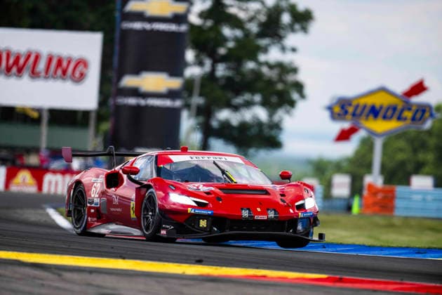 AUTO - 6 HOURS OF THE GLEN 2026 62 RIGON Davide (ita), SERRA Daniel (bra), Risi Competizione, Ferrari 296 GT3 Evo, action during the Six Hours of the Glen 2026, 6th round of the 2026 IMSA WeatherTech SportsCar Championship, from June 26 to 28 on the Watkins Glen International in Watkins Glen, New York, United States of America - Watkins GlenUnited States  Copyright: xFabrizioxBoldonix