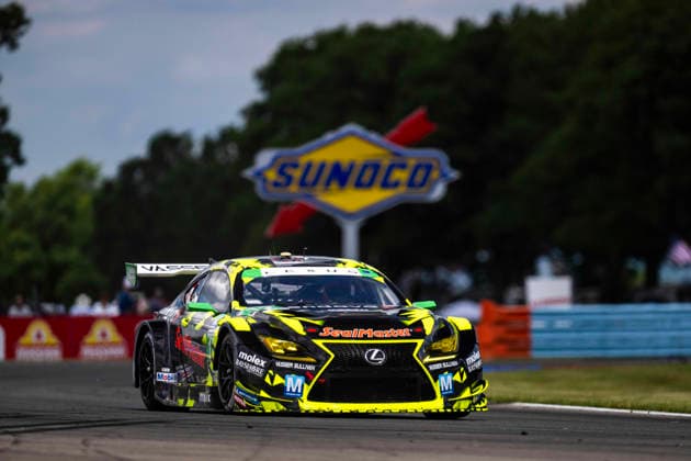 AUTO - 6 HOURS OF THE GLEN 2026 12 TELITZ Aaron (usa), PEDERSEN Benjamin (usa), MONTECALVO Frankie (usa), Vasser Sullivan Racing, Lexus RC F GT3, action during the Six Hours of the Glen 2026, 6th round of the 2026 IMSA WeatherTech SportsCar Championship, from June 26 to 28 on the Watkins Glen International in Watkins Glen, New York, United States of America - Watkins GlenUnited States  Copyright: xFabrizioxBoldonix