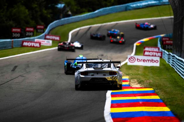 AUTO - 6 HOURS OF THE GLEN 2026 66 BECHTOLSHEIMER Till (gbr), HAND Joey (usa), WALKER Jake (usa), Gradient Racing, Ford Mustang GT3 Evo, action during the Six Hours of the Glen 2026, 6th round of the 2026 IMSA WeatherTech SportsCar Championship, from June 26 to 28 on the Watkins Glen International in Watkins Glen, New York, United States of America - Watkins GlenUnited States  Copyright: xFabrizioxBoldonix