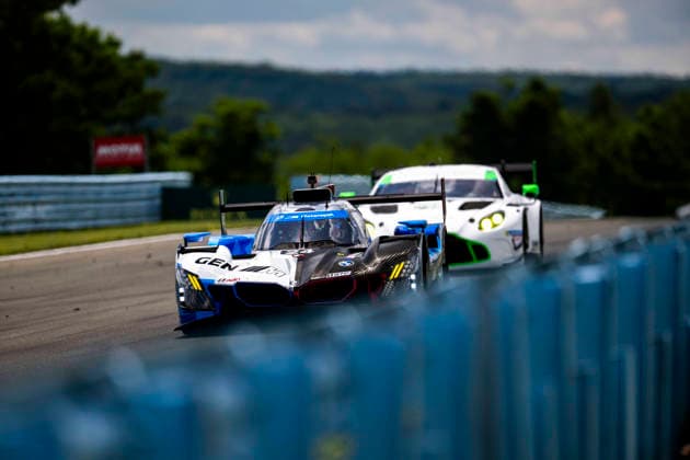 AUTO - 6 HOURS OF THE GLEN 2026 24 VAN DER LINDE Sheldon (zaf), VANTHOOR Dries (bel), BMW M Team WRT, BMW M Hybrid V8, action during the Six Hours of the Glen 2026, 6th round of the 2026 IMSA WeatherTech SportsCar Championship, from June 26 to 28 on the Watkins Glen International in Watkins Glen, New York, United States of America - Watkins GlenUnited States  Copyright: xFabrizioxBoldonix