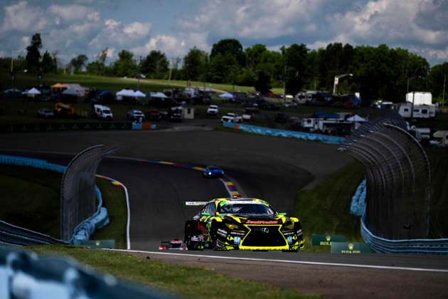 AUTO - 6 HOURS OF THE GLEN 2026 12 TELITZ Aaron (usa), PEDERSEN Benjamin (usa), MONTECALVO Frankie (usa), Vasser Sullivan Racing, Lexus RC F GT3, action during the Six Hours of the Glen 2026, 6th round of the 2026 IMSA WeatherTech SportsCar Championship, from June 26 to 28 on the Watkins Glen International in Watkins Glen, New York, United States of America - Watkins GlenUnited States  Copyright: xFabrizioxBoldonix