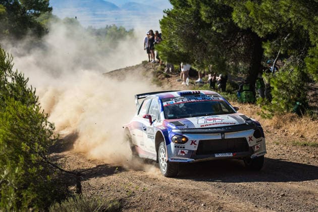 AUTO - WRC, Motorsport Rallye, WM - ACROPOLIS RALLY GREECE 2026 45 Conner MARTELL, Alessandro GELSOMINO, Citroen C3, action during the 2026 Acropolis Rally Greece, 8th round of the 2026 WRC World Rally Car Championship, from June 25 to 28, 2026 at Loutraki, Greece - LoutrakiGreece  Copyright: xNikosxKatikisx